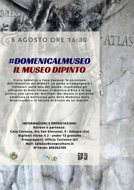 #domenicalmuseo a Casa Cavassa Saluzzo